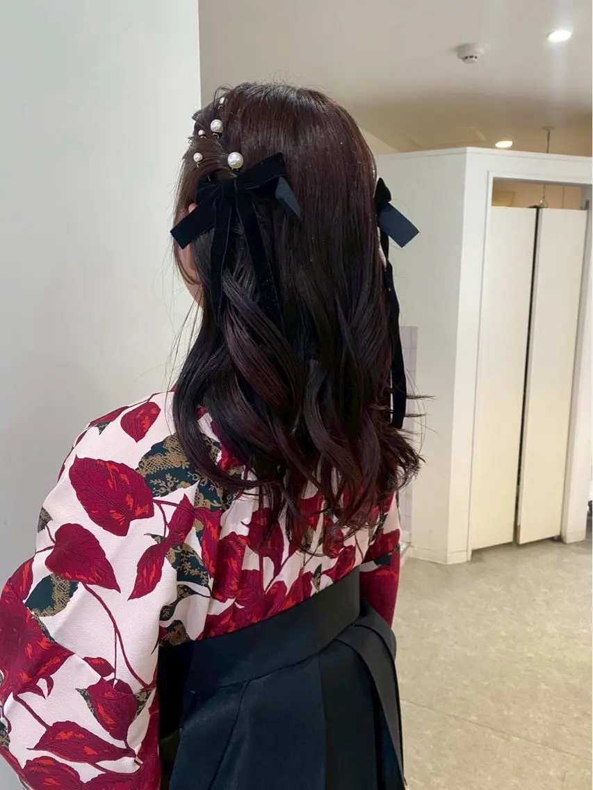ミディアム ヘアアレンジ 透明感カラー /艶髪️♡saya♡のヘアスタイル