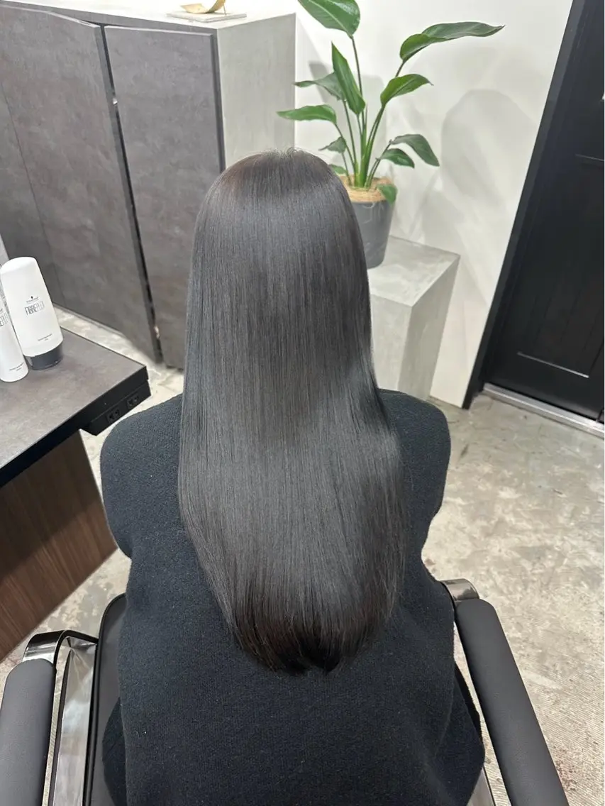 ロング カラー オキ コウタのヘアスタイル