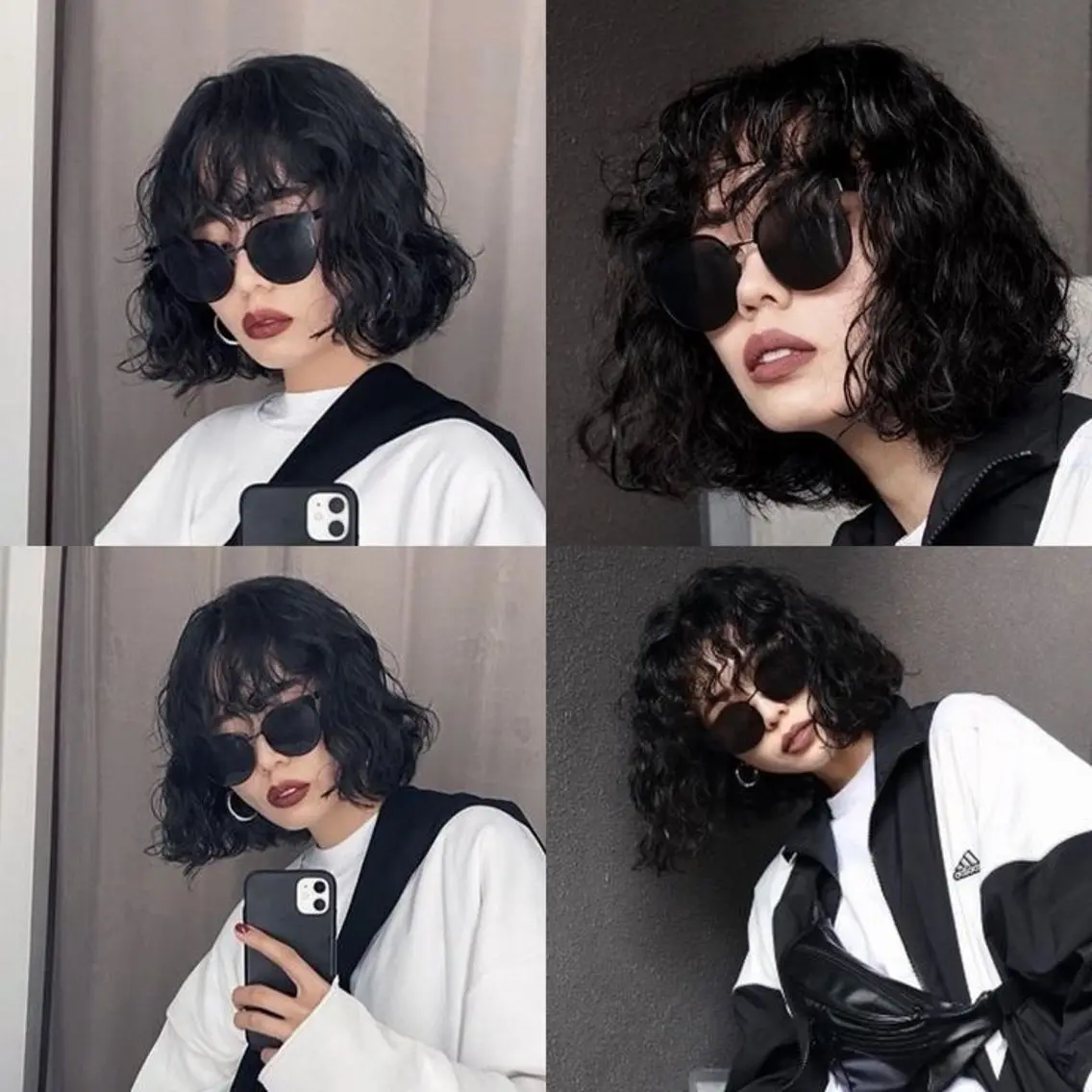 ショート パーマ ボブ カット パーマ 門岡 昌輝のヘアスタイル