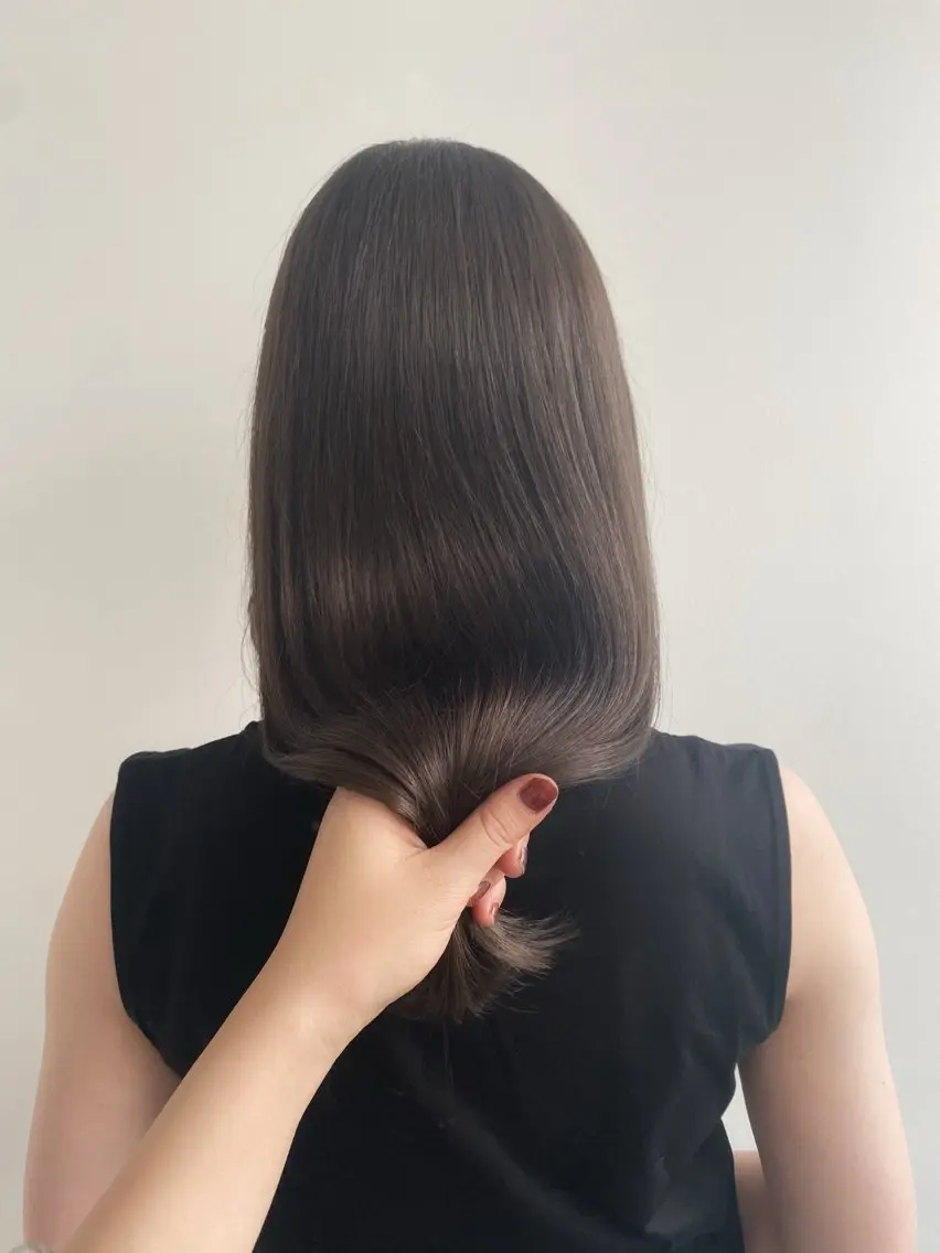 ロング カラー ブラウンカラー sana🤍ボブ ベージュ🤍のヘアスタイル