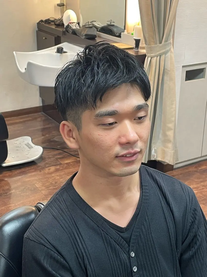 ショート メンズ ZANGIRI 根本のヘアスタイル