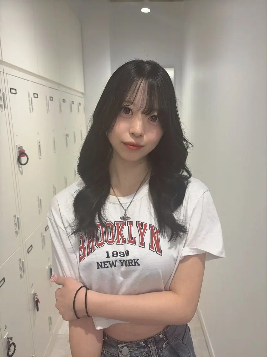 セミロング ヘアカラー トリートメント 💗透明感カラー🫧 Ruka🎀のヘアスタイル