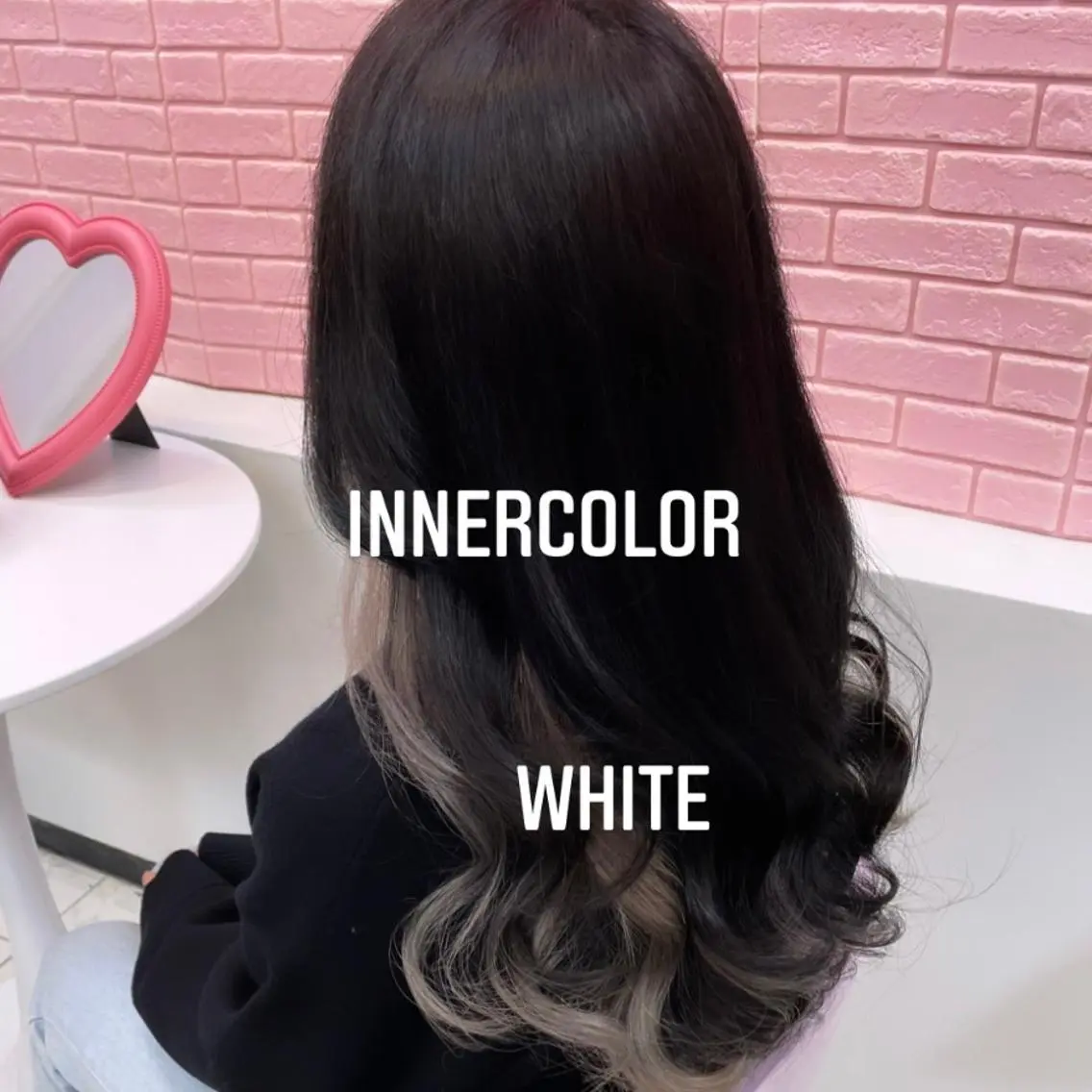 セミロング カラー ヘアカラー エクステ エクステ🩵ブリーチ 韓国ヘア🩵KAEのヘアスタイル