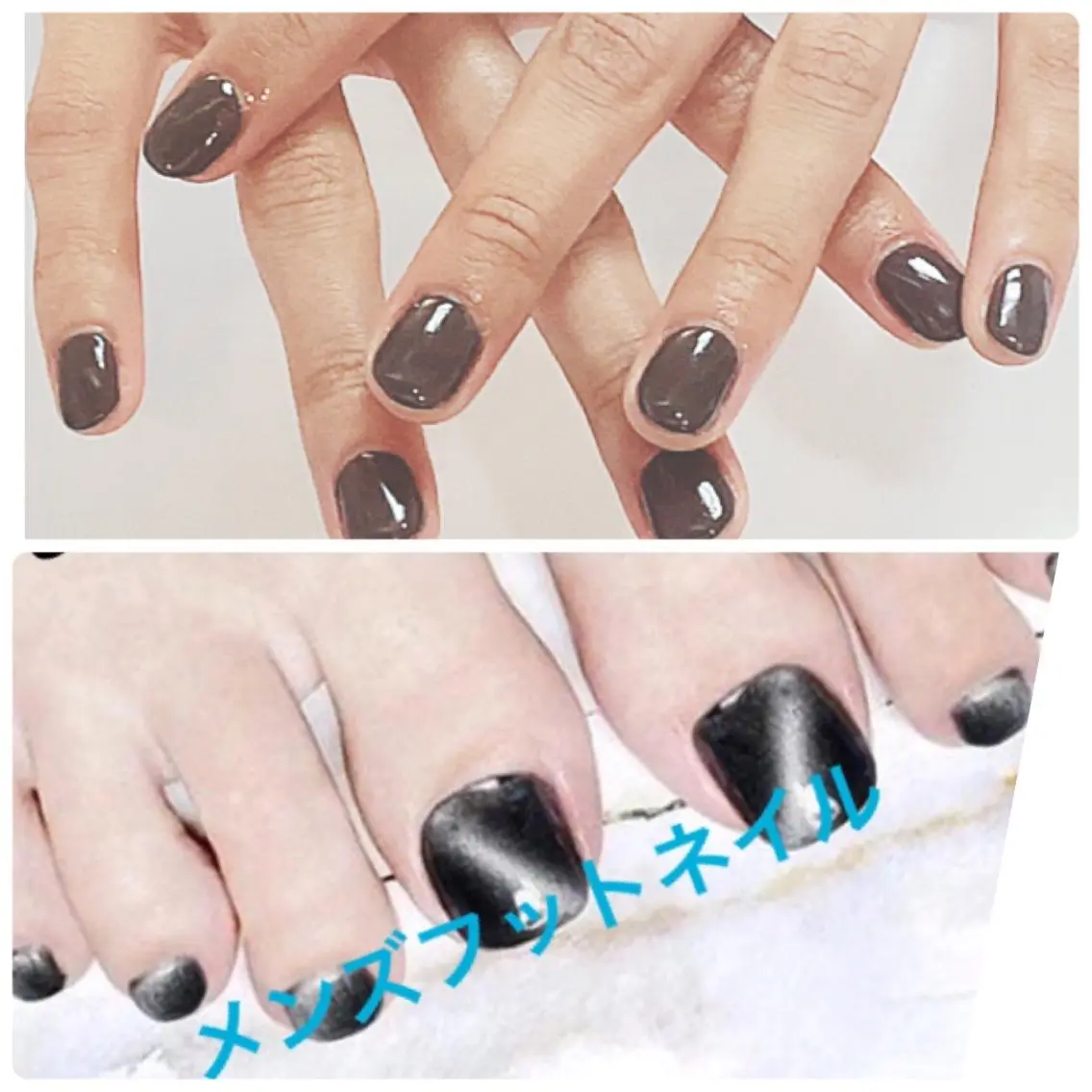 ☆(初めて歓迎)メンズ専用特別価格✨ハンド単色orフット単色¥6500〜(甘皮処理、爪形成、仕上げはオイルで保湿)の写真