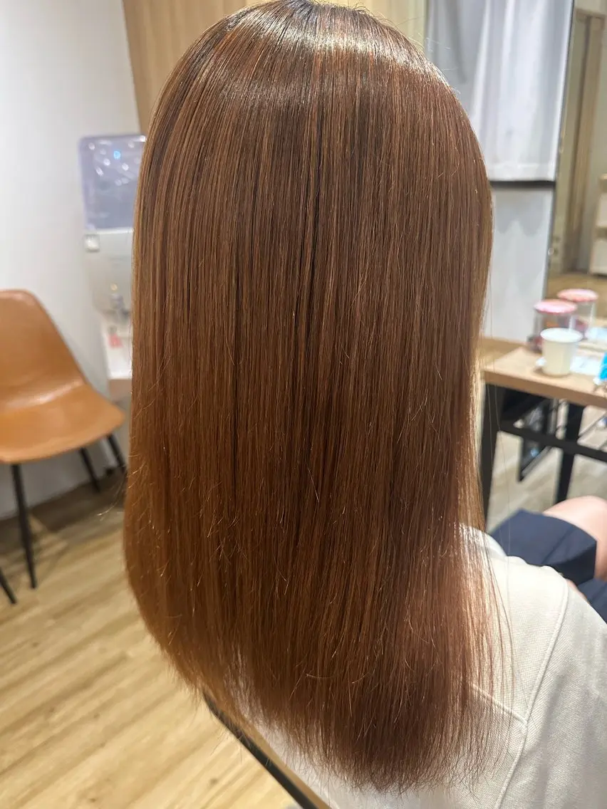 セミロング パーマ カット 縮毛矯正 トリートメント ✨✂️Nori ✂️✨のヘアスタイル