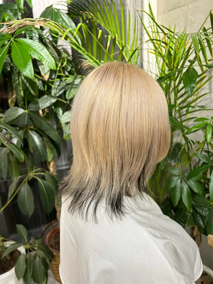ミディアム カラー 櫻井 なんなのヘアスタイル