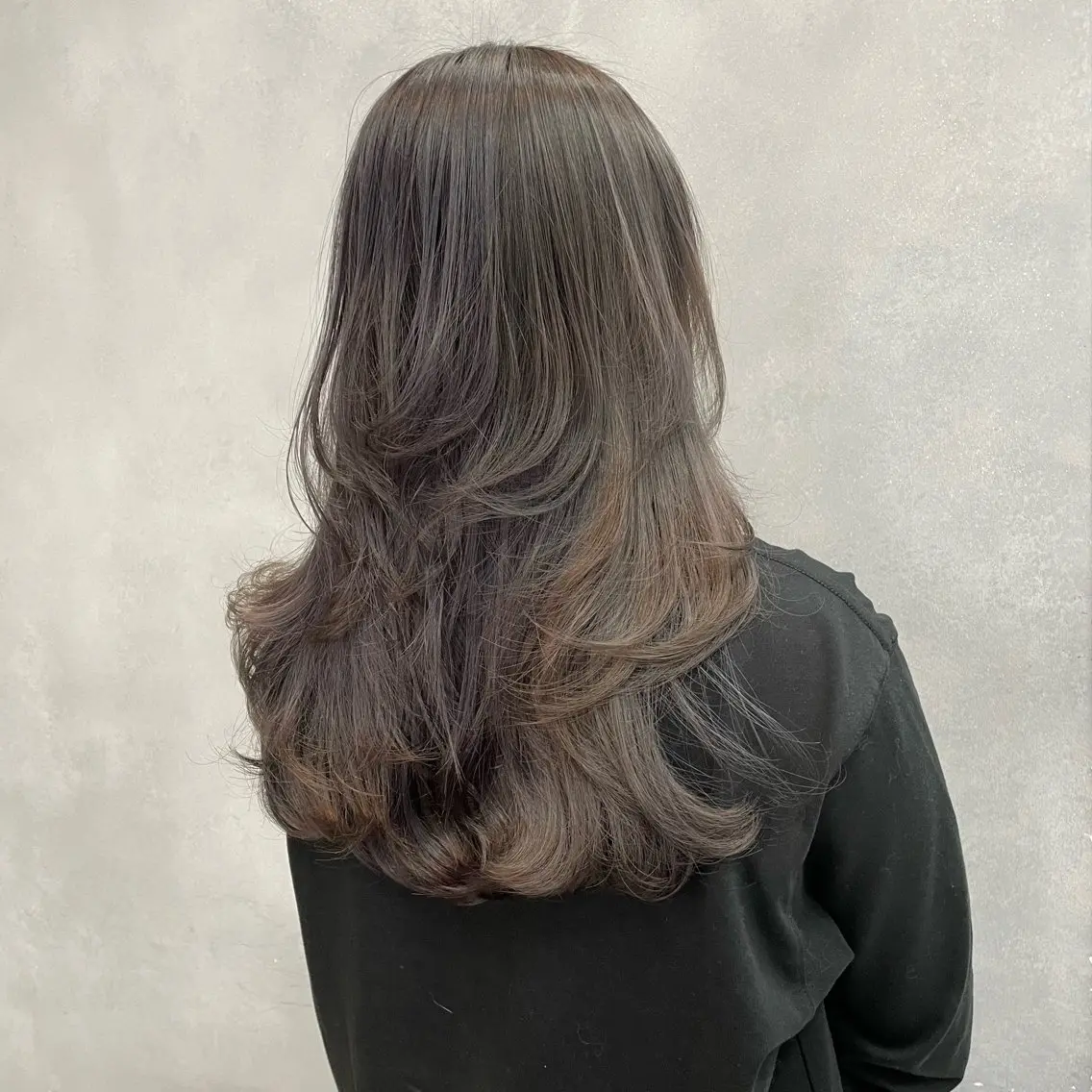ロング レイヤーカット カット ヘアカラー トリートメント 🫧艶髪/ブリーチ 🐳honami🫧のヘアスタイル
