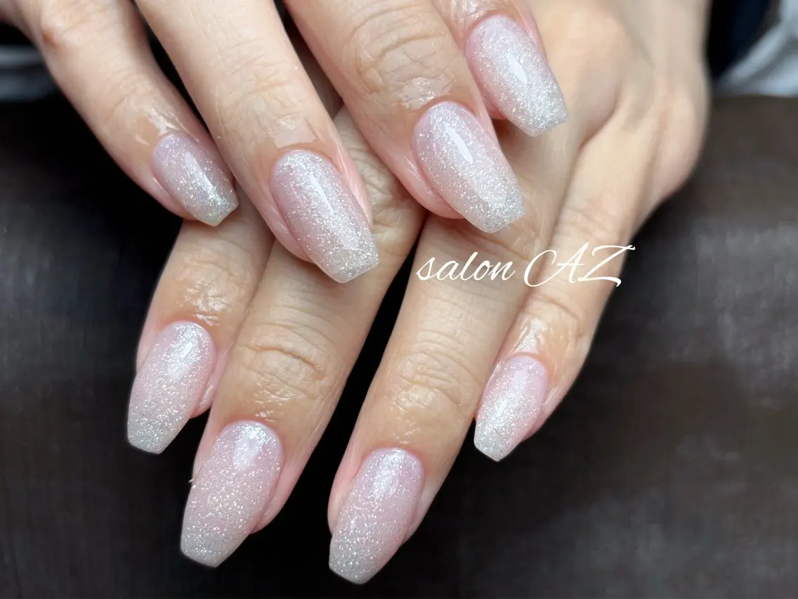 ネイル アートネイル 長さ出し フットネイル フレンチネイル ジェルネイル ハンドネイル salon AZのネイルデザイン