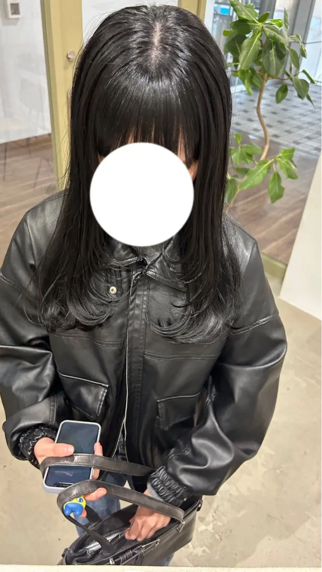 ロング カラー レイヤーカット ashiato mizukiのヘアスタイル