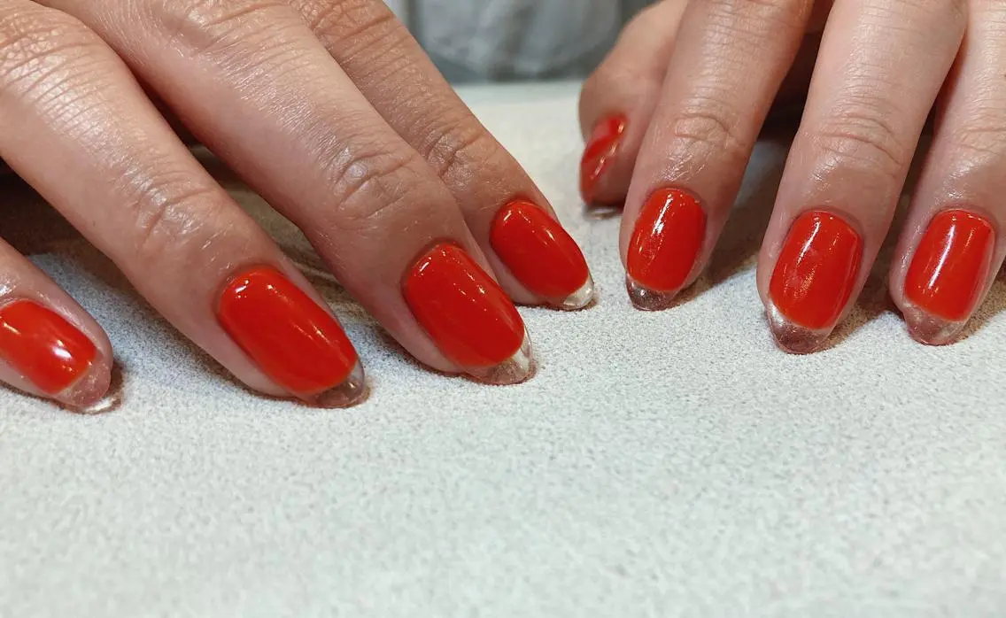 ネイル クリアネイル フレンチネイル eiji nailのネイルデザイン