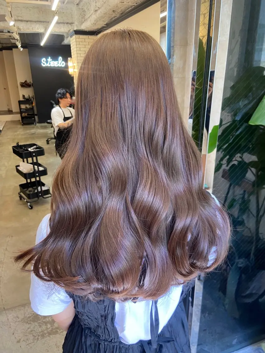 ロング カラー 地毛風艶カラー🌿 喜多夏海のヘアスタイル
