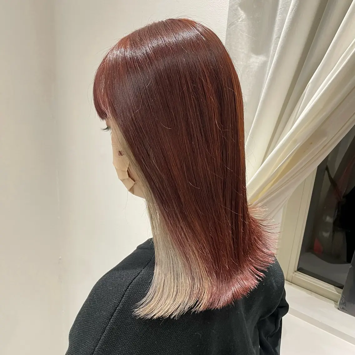 カラー ブリーチ インナーカラー 成美/ カットモデルさん募集のヘアスタイル
