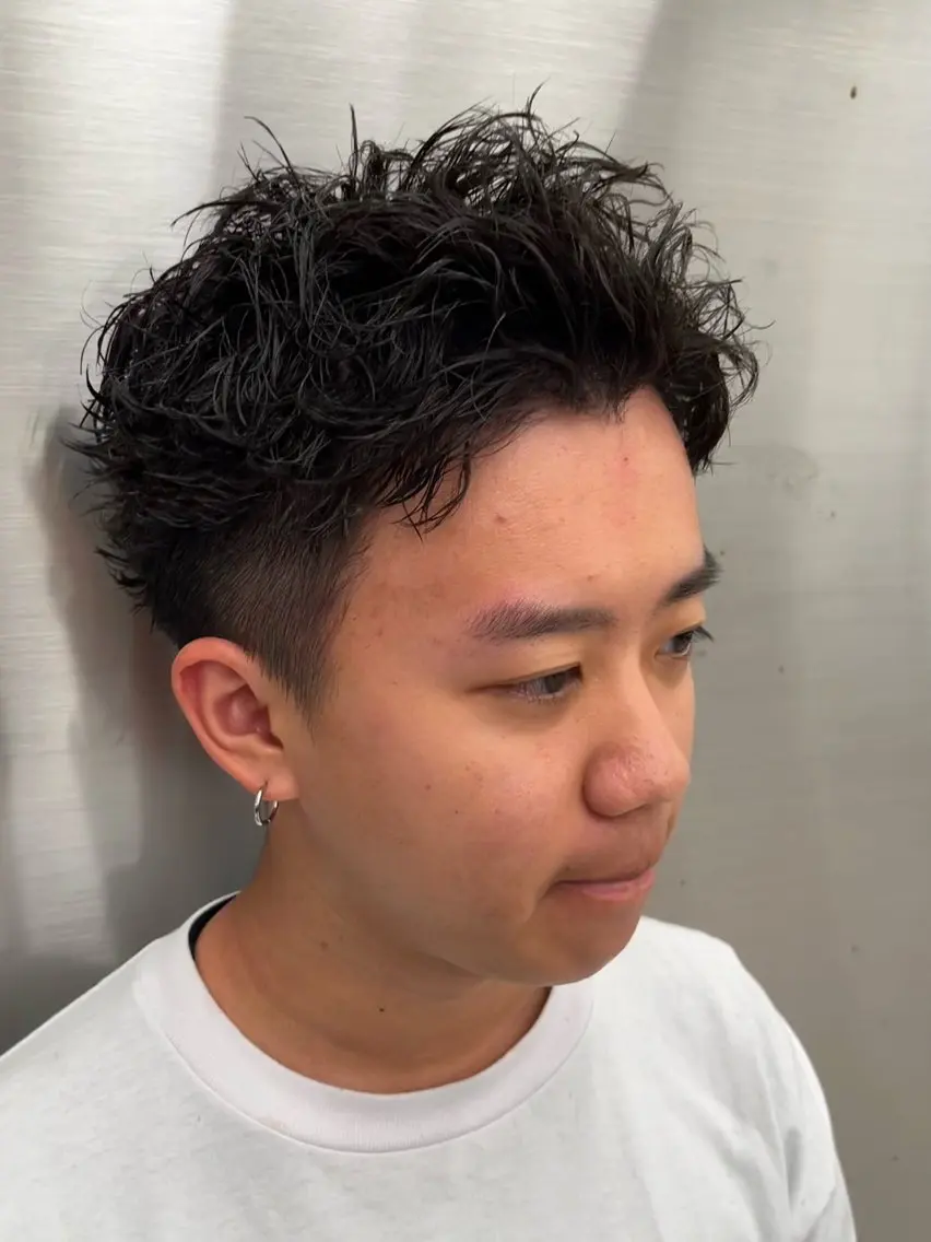 パーマ メンズ カット パーマ 🍐シャドウパーマ メンズ特化/守岡🍐のヘアスタイル