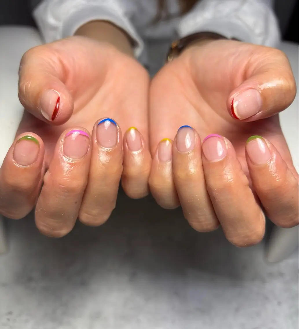 ネイル クリアネイル ハンドネイル 大東市ネイルサロン 【KYURA】きゅらのネイルデザイン