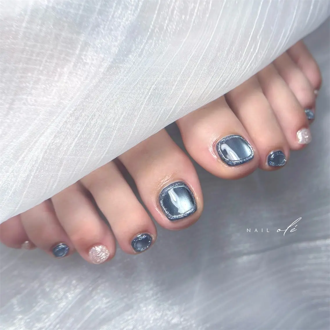 ネイル フットネイル マグネットネイル フットネイル NAIL oleのネイルデザイン