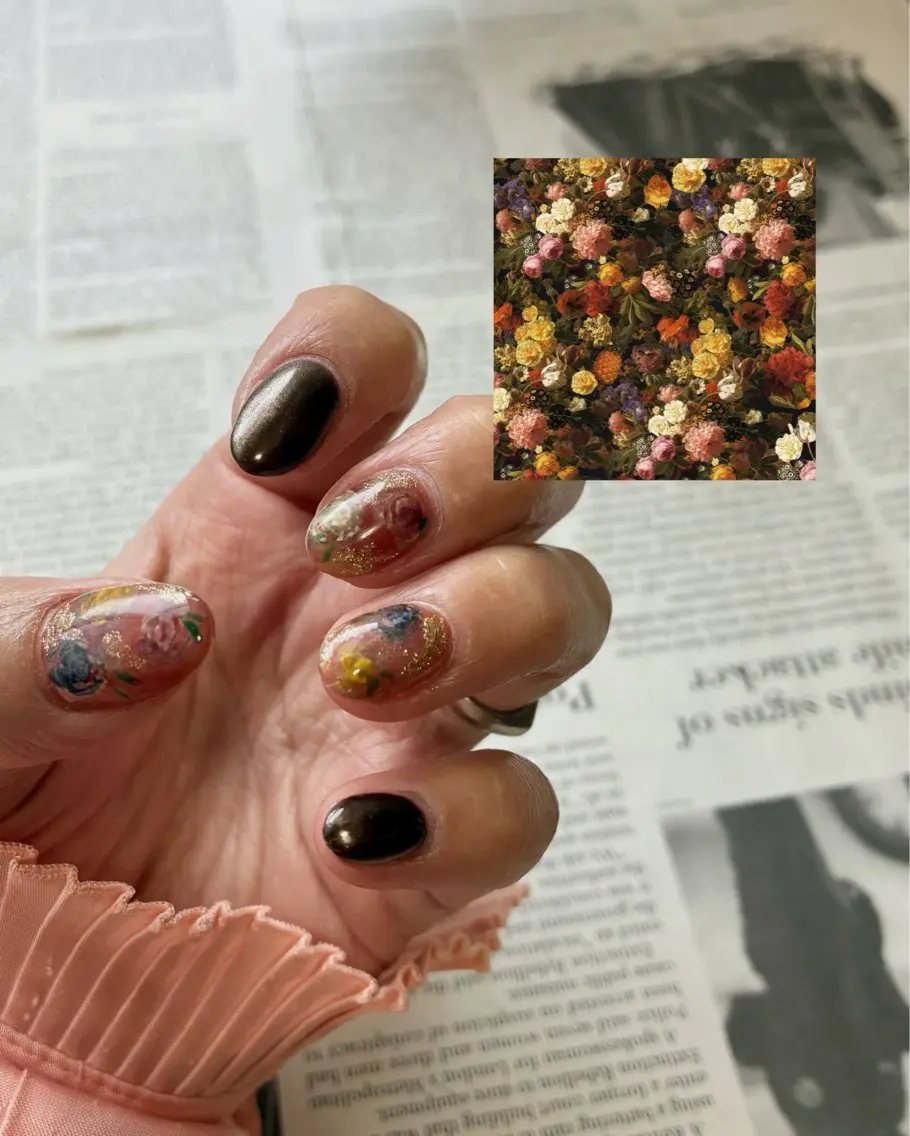 ネイル フラワーネイル shiki_nail 🪐のネイルデザイン