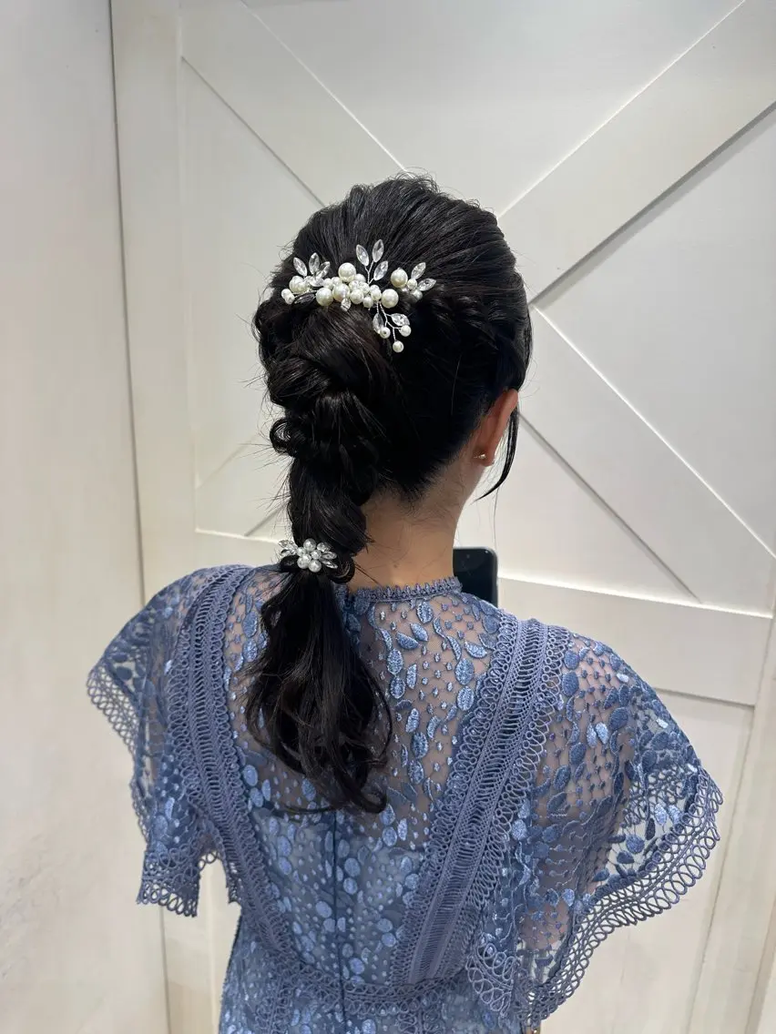 ヘアアレンジ ヘアセット 横浜ヘアメ髪質改善 カラー🎀💘みさきのヘアスタイル