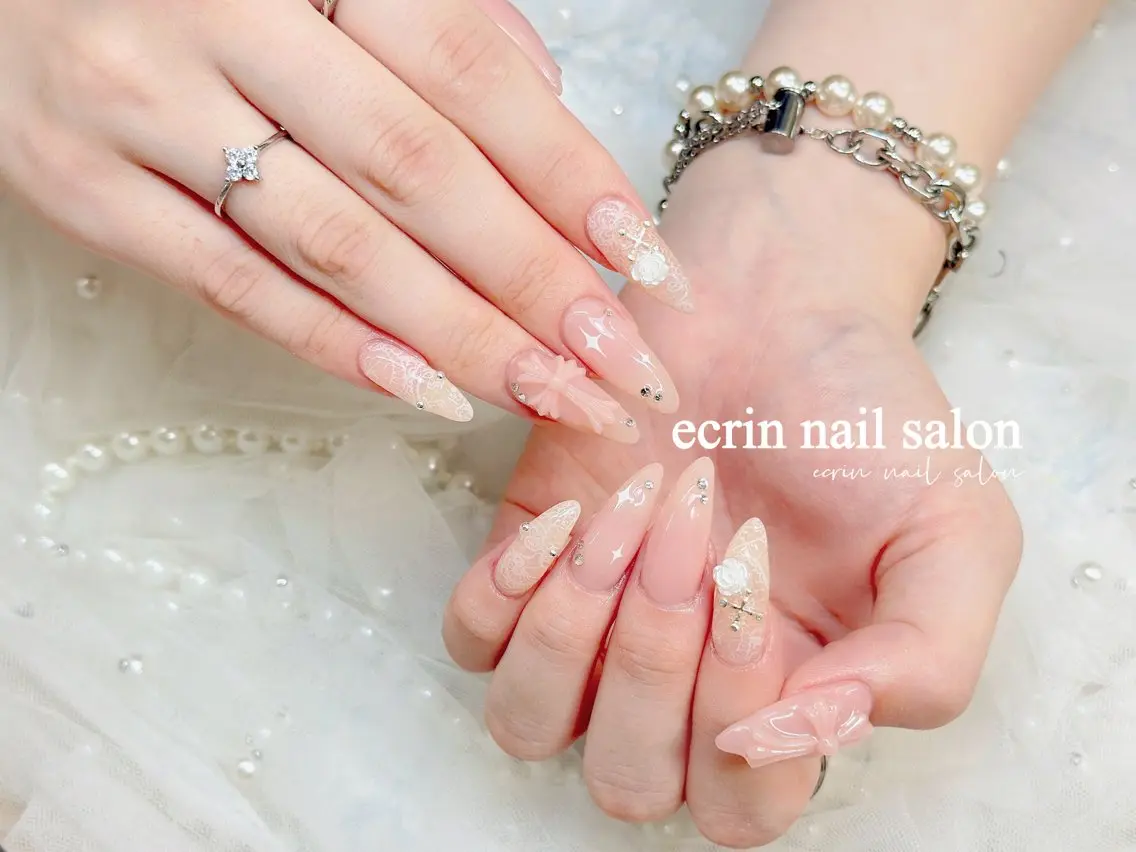 ネイル ネイルチップ ecrin nail salon錦糸町のネイルデザイン