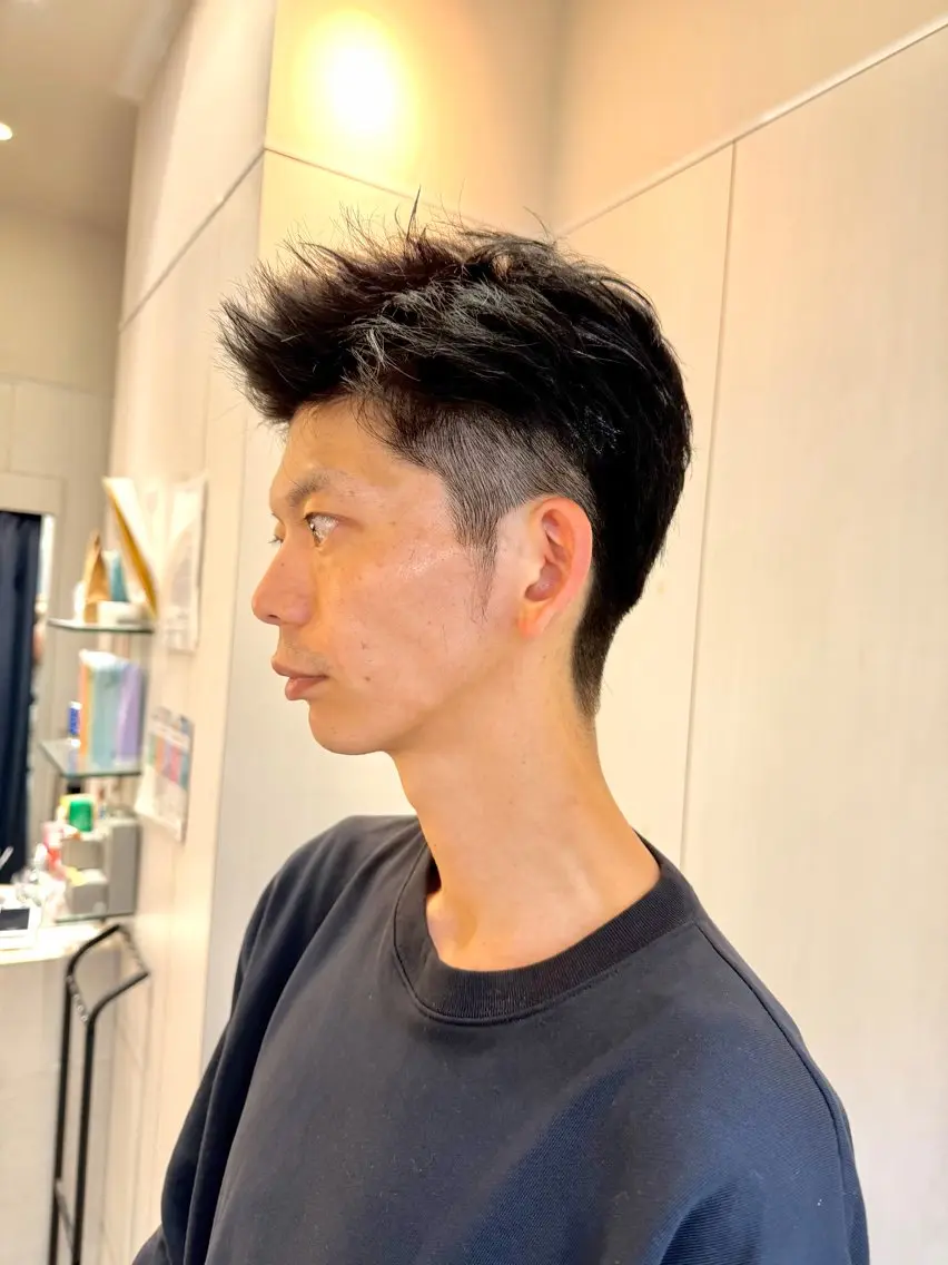 メンズ 仮屋 優杏のヘアスタイル