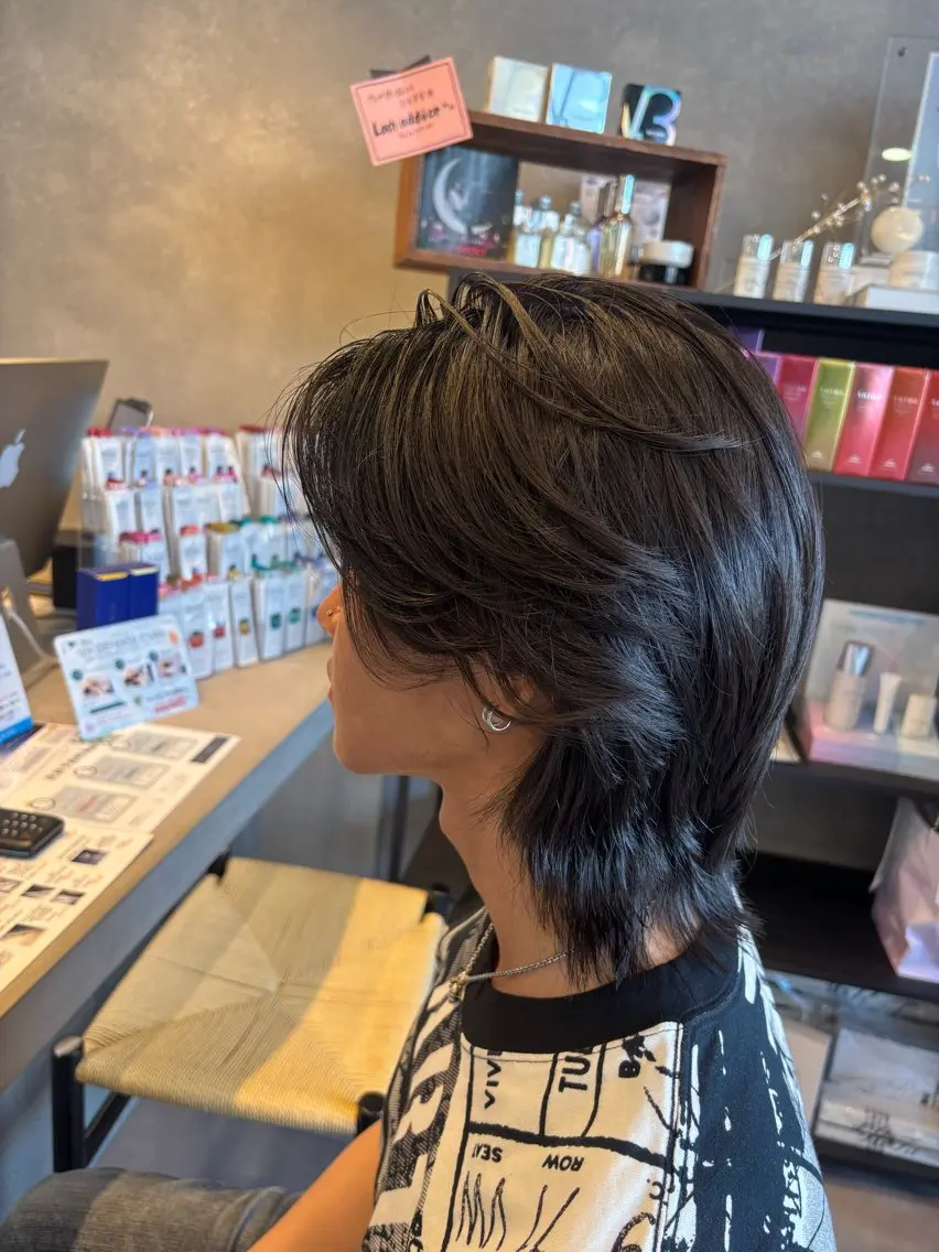 メンズ カット 中村 梨央奈のヘアスタイル
