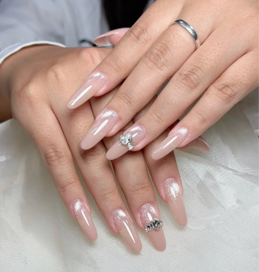 ネイル Nailグリン 🍑のネイルデザイン