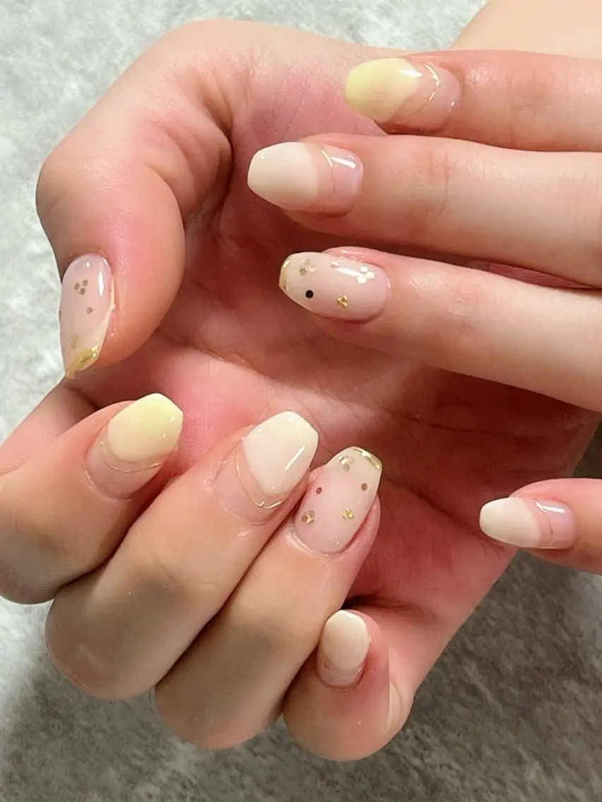 ネイル ハンドネイル Protea ❁⃘*.ﾟ清家 美穂のネイルデザイン