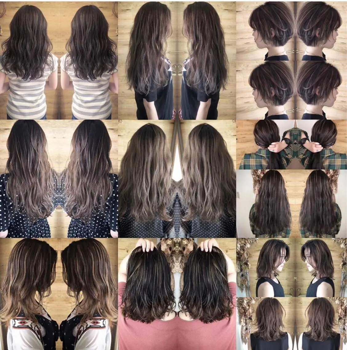 セミロング テトネ タカシのヘアスタイル