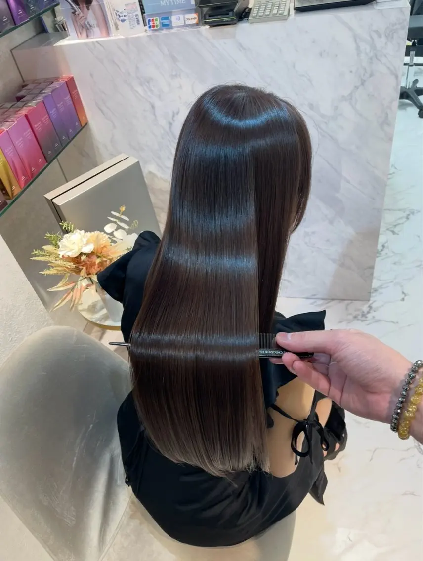 ロング カット トリートメント 田村 聖輝のヘアスタイル
