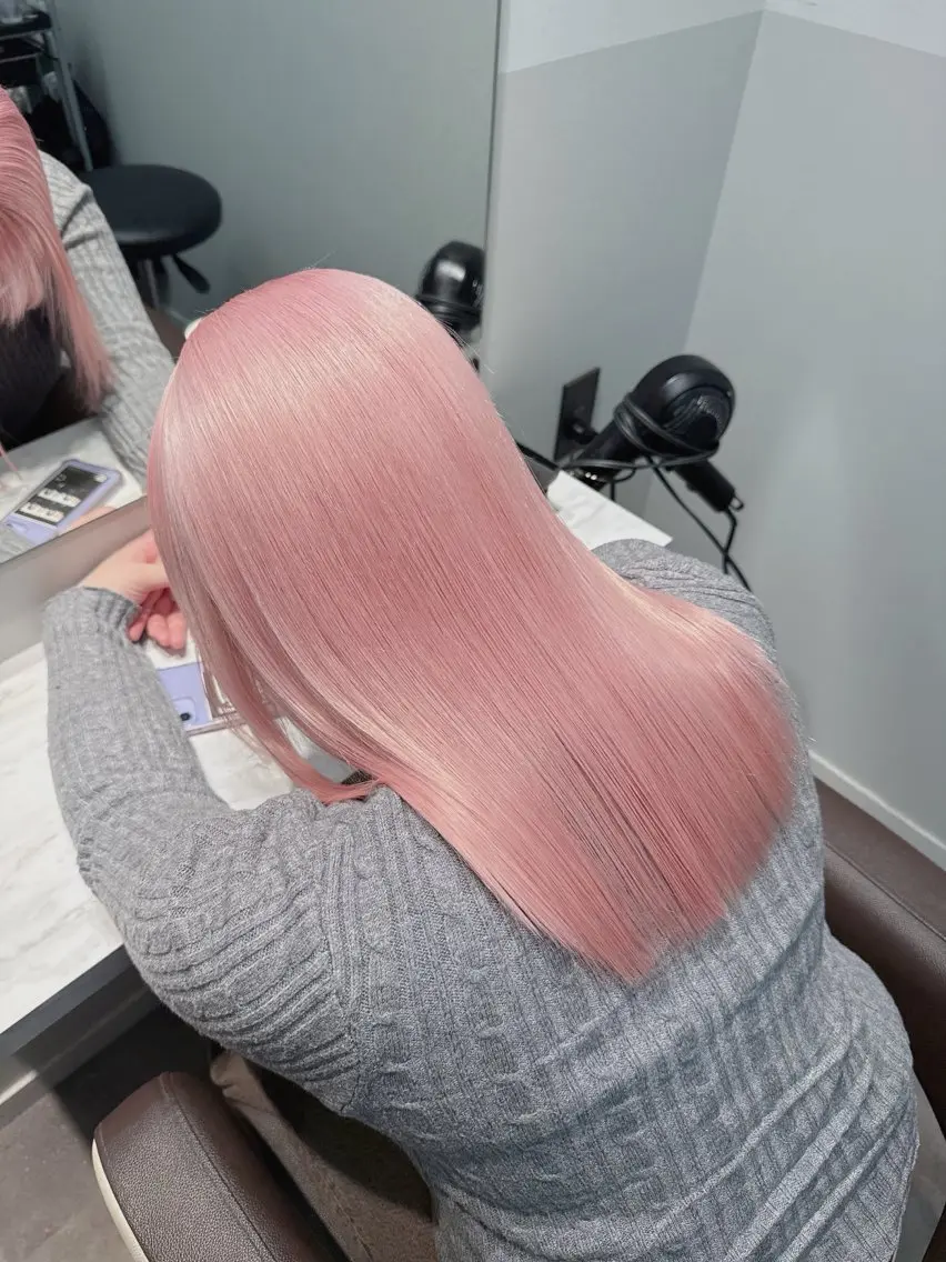 セミロング カラー ヘアアレンジ メンズ キッズ ヘアカラー トリートメント ブリーチの髪様 MASATOのヘアスタイル