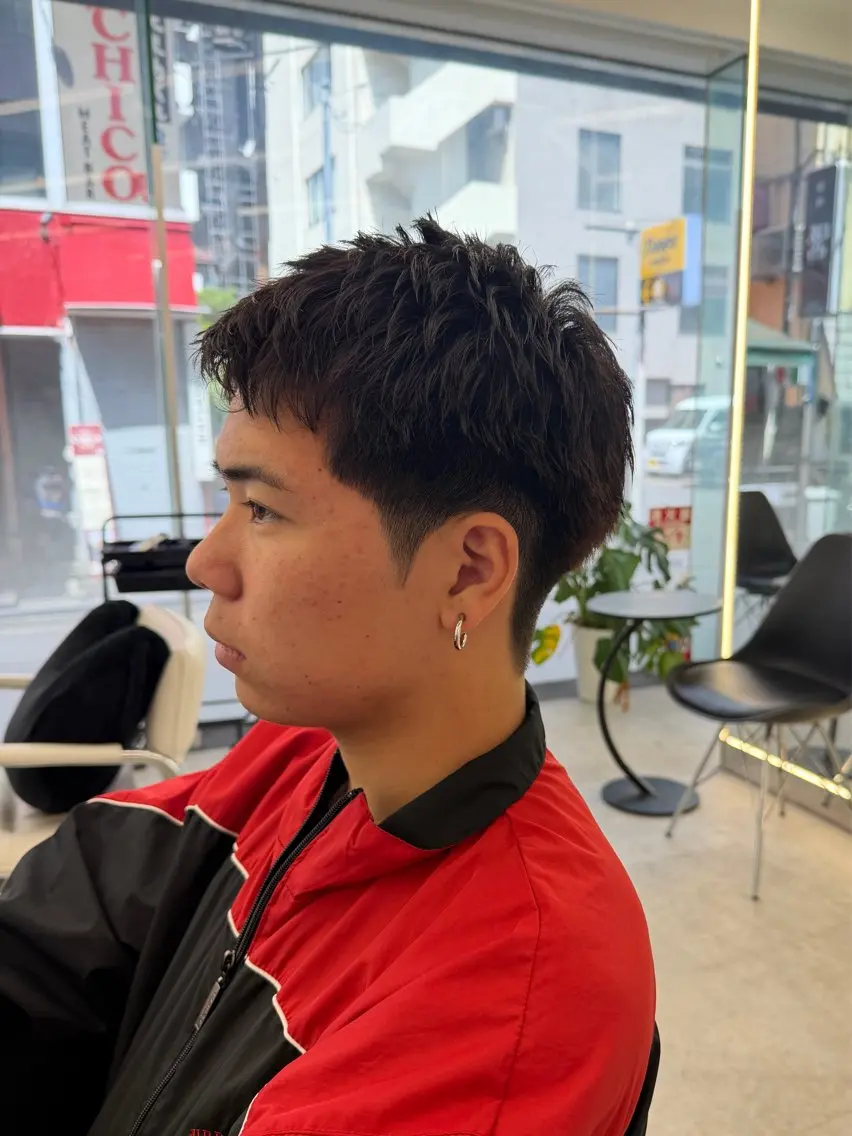メンズ カット メンズ特化♪カット ＋パーマあおきいおりのヘアスタイル