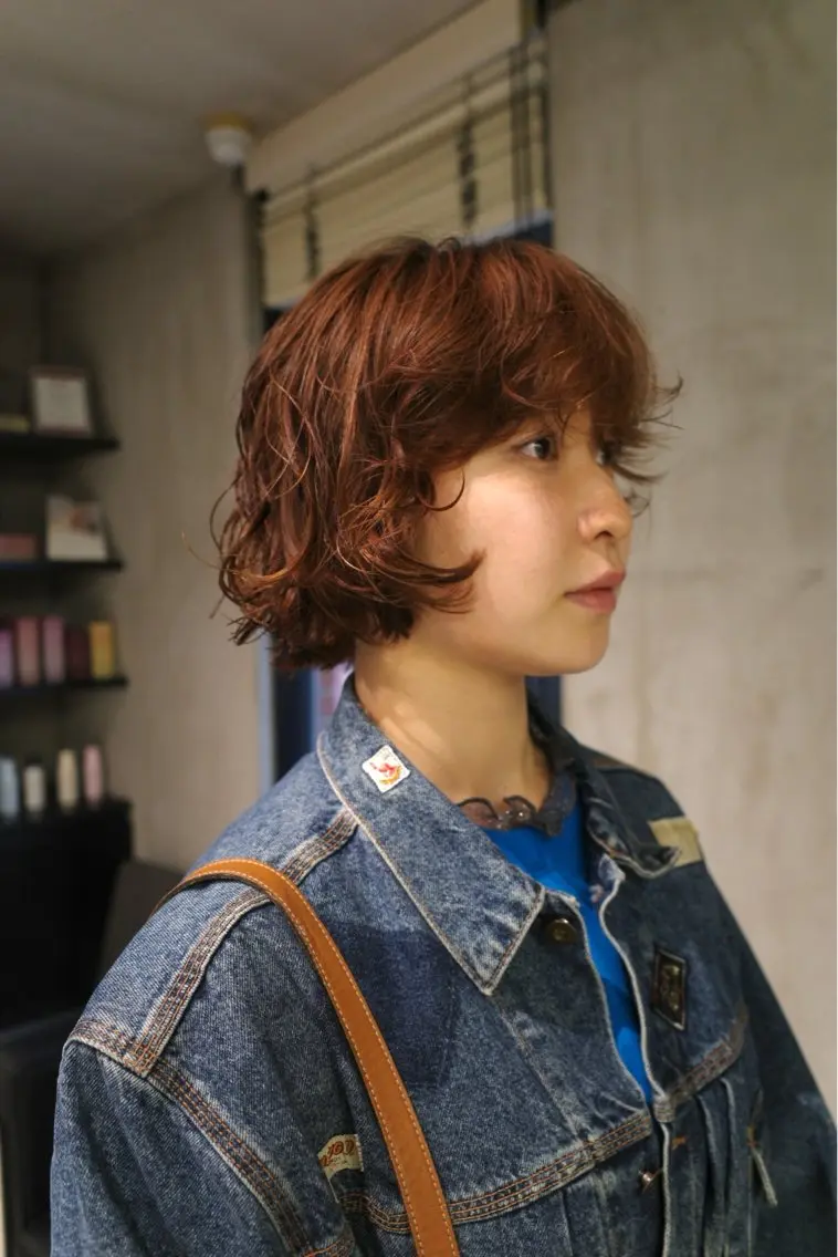 ショート パーマ ボブ 外国人風カラー カット パーマ 🌿ボブ＆パーマ 太田 カイト🌿のヘアスタイル