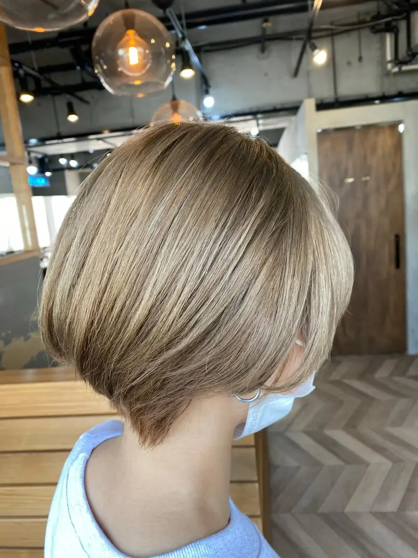 カット+ダブルカラーの写真