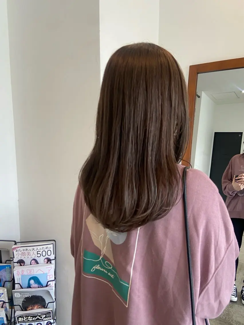 ロング まつ あみのヘアスタイル