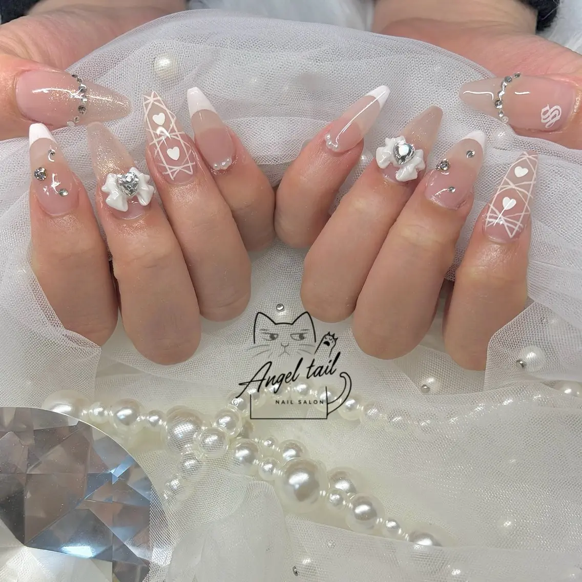【大人気】持ち込みデザイン10本アート🎀🫧の写真