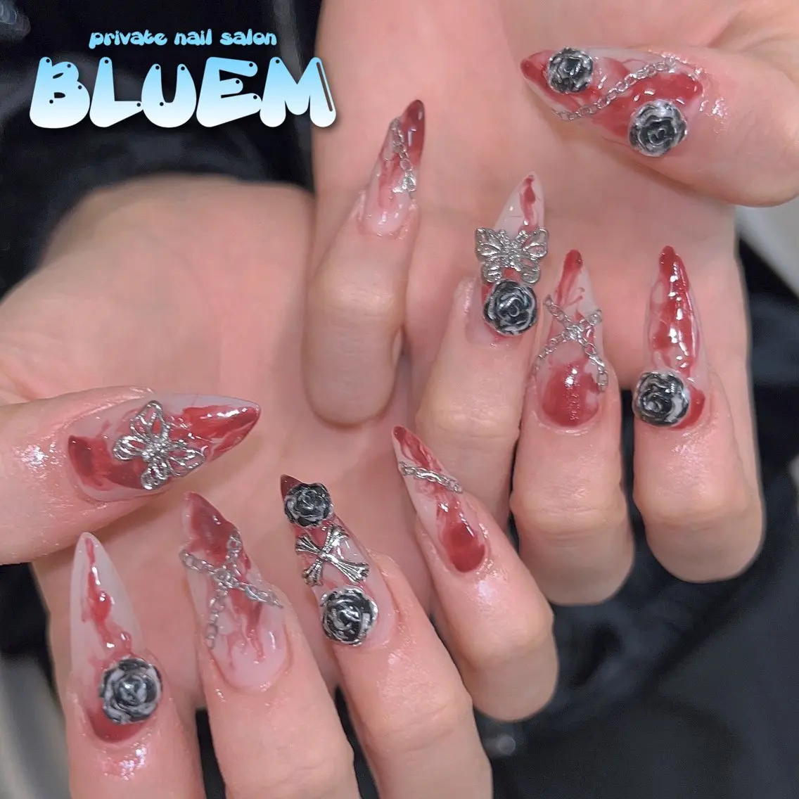 ネイル ハンドネイル BLUEM なな🐶のネイルデザイン
