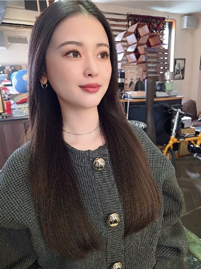 セミロング カット トリートメント 再来率★94%★丁寧 シニストラ足利表参道のヘアスタイル