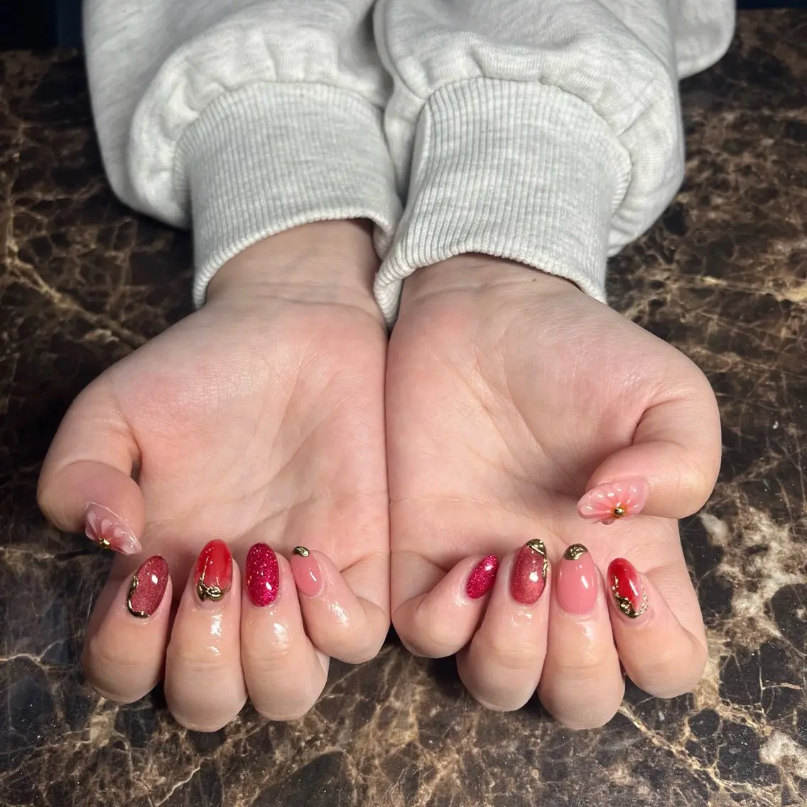 ネイル ハンドネイル IROHA nail Ami🐊🎀のネイルデザイン