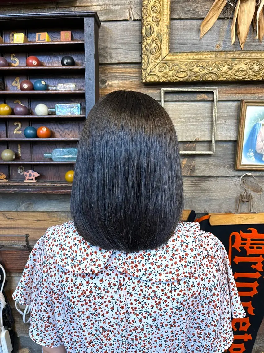 カラー ベージュカラー オリーブベージュ ヘアカラー 川崎 かなでのヘアスタイル