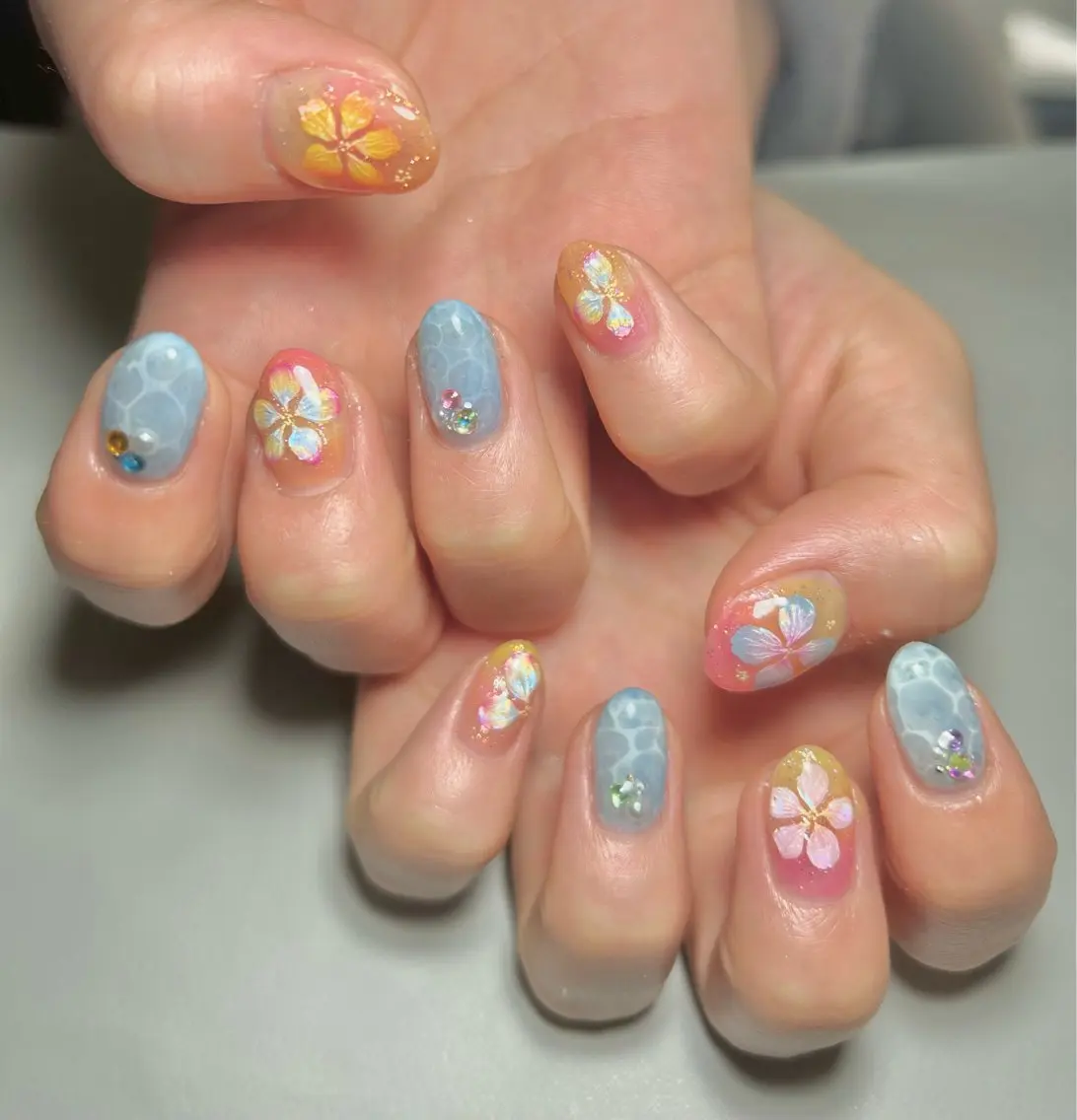 ネイル Liennail 持込デザインやり放題のネイルデザイン
