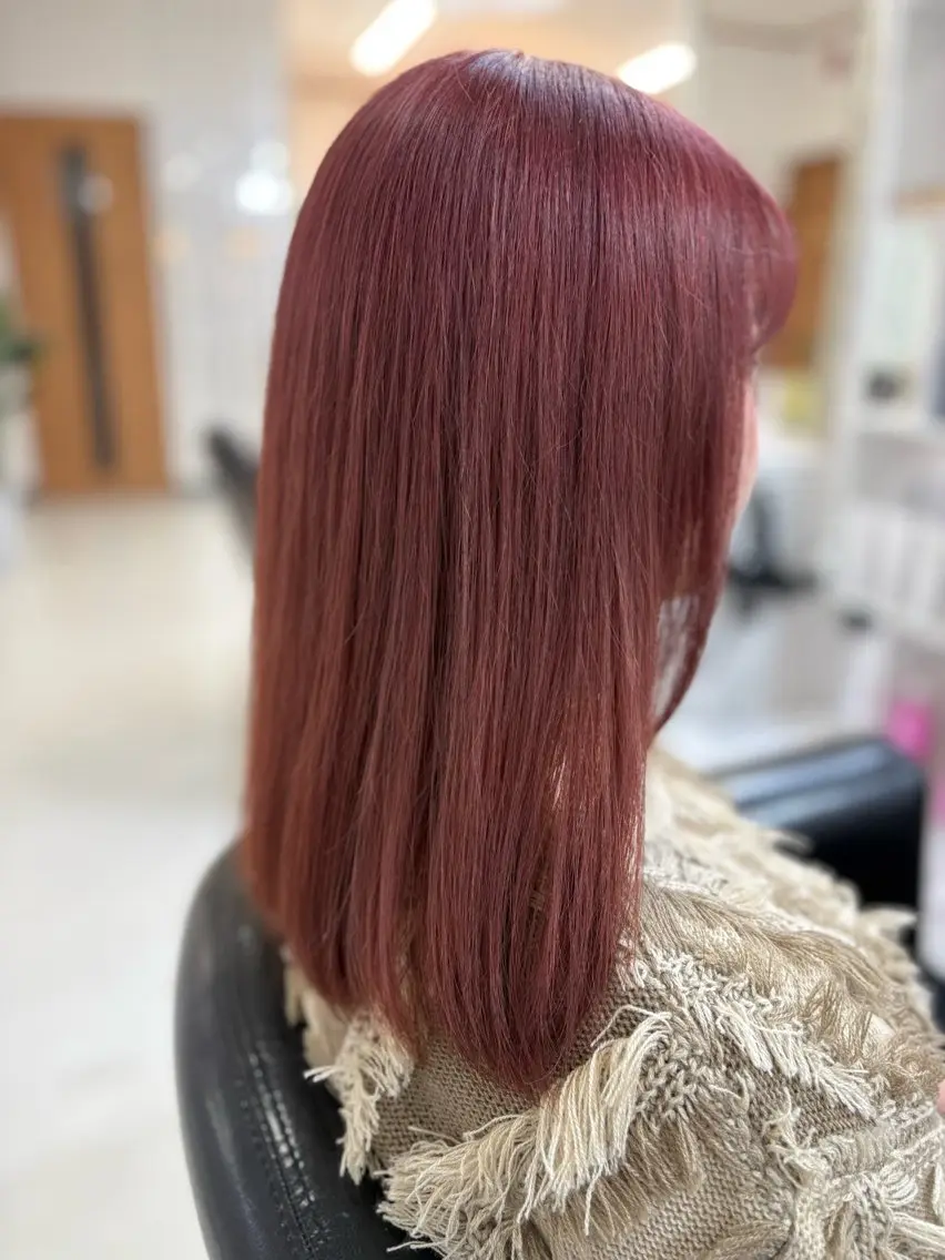 カラー ベージュカラー ピンクカラー ピンクベージュ ヘアカラー トリートメント CROSS⭐️ さいとうのヘアスタイル