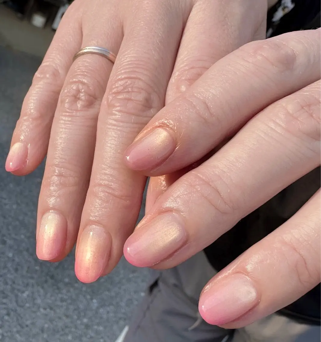 ネイル グラデーション マグネットネイル ハンドネイル Chapi nailのネイルデザイン