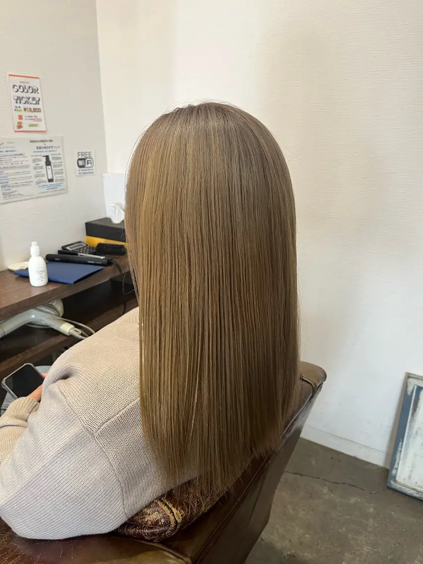 ロング 🫧透明感カラー× レイヤー🫧HARUのヘアスタイル