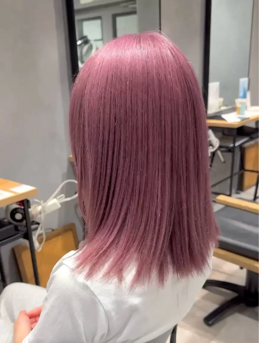 ダブルカラー（ブリーチあり）の写真