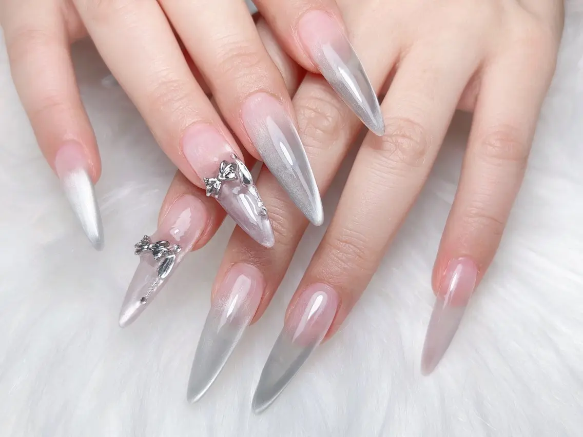 ネイル ハンドネイル M 🌷Nail 長さだし専門店のネイルデザイン