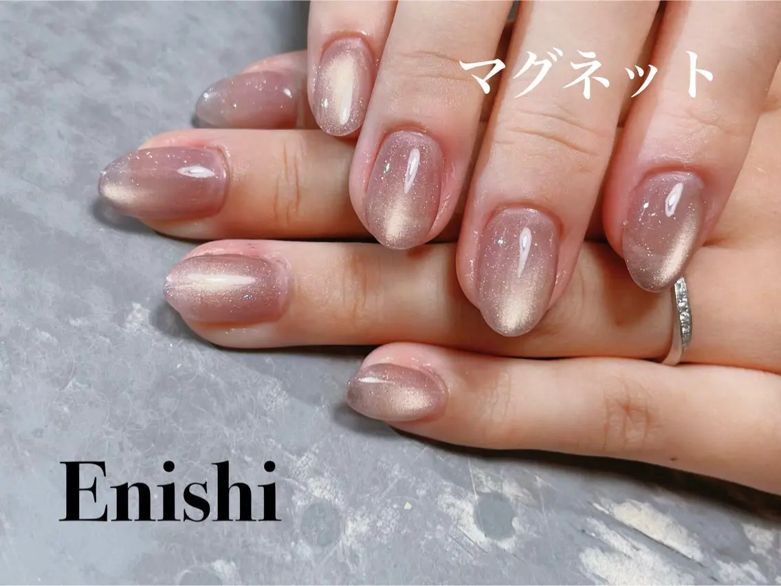 ネイル マグネットネイル ハンドネイル 桜ヶ丘/Enishi yukariのネイルデザイン