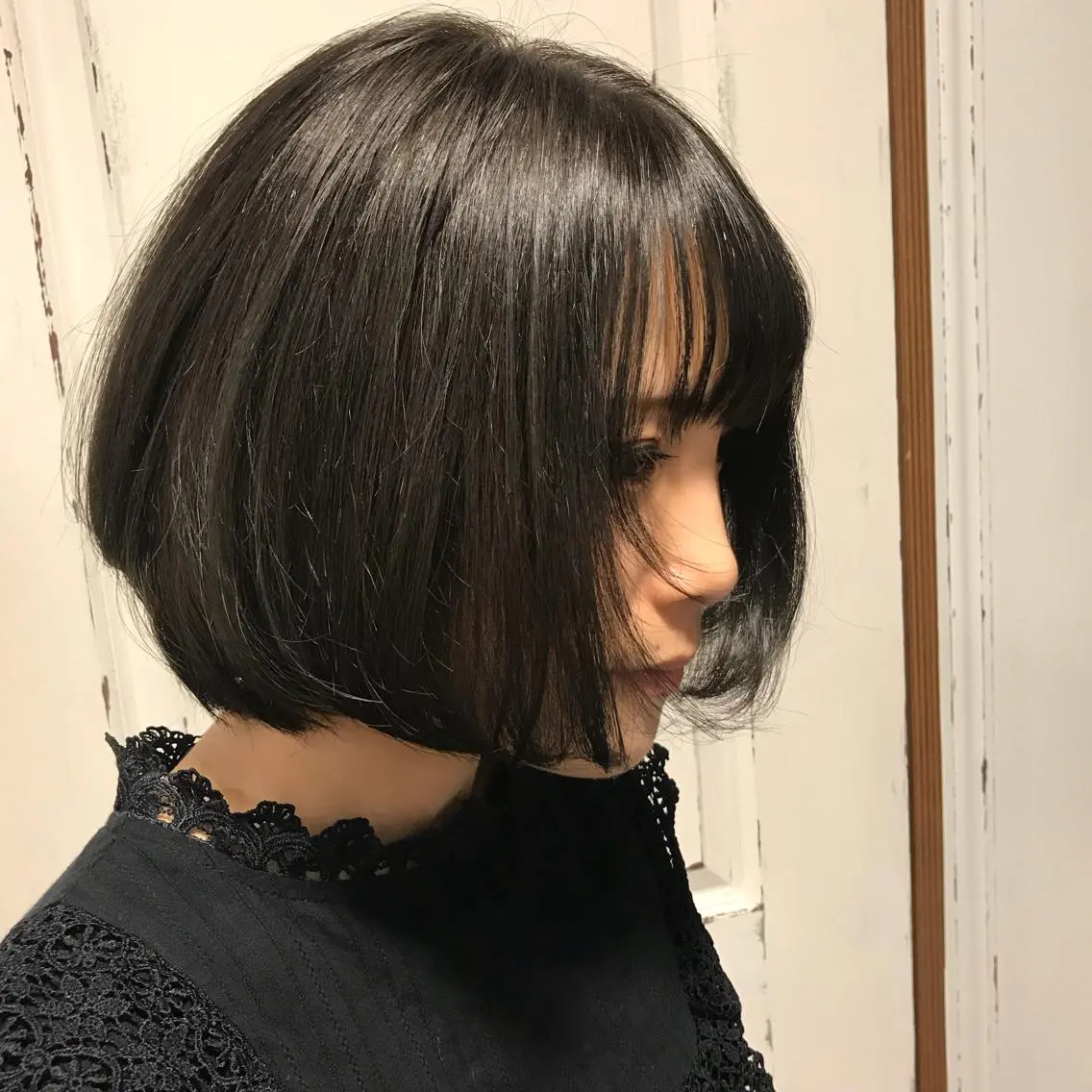 ショート カラー ヘアアレンジ ボブ 【体験】韓国 メイク&ヘア天神のヘアスタイル