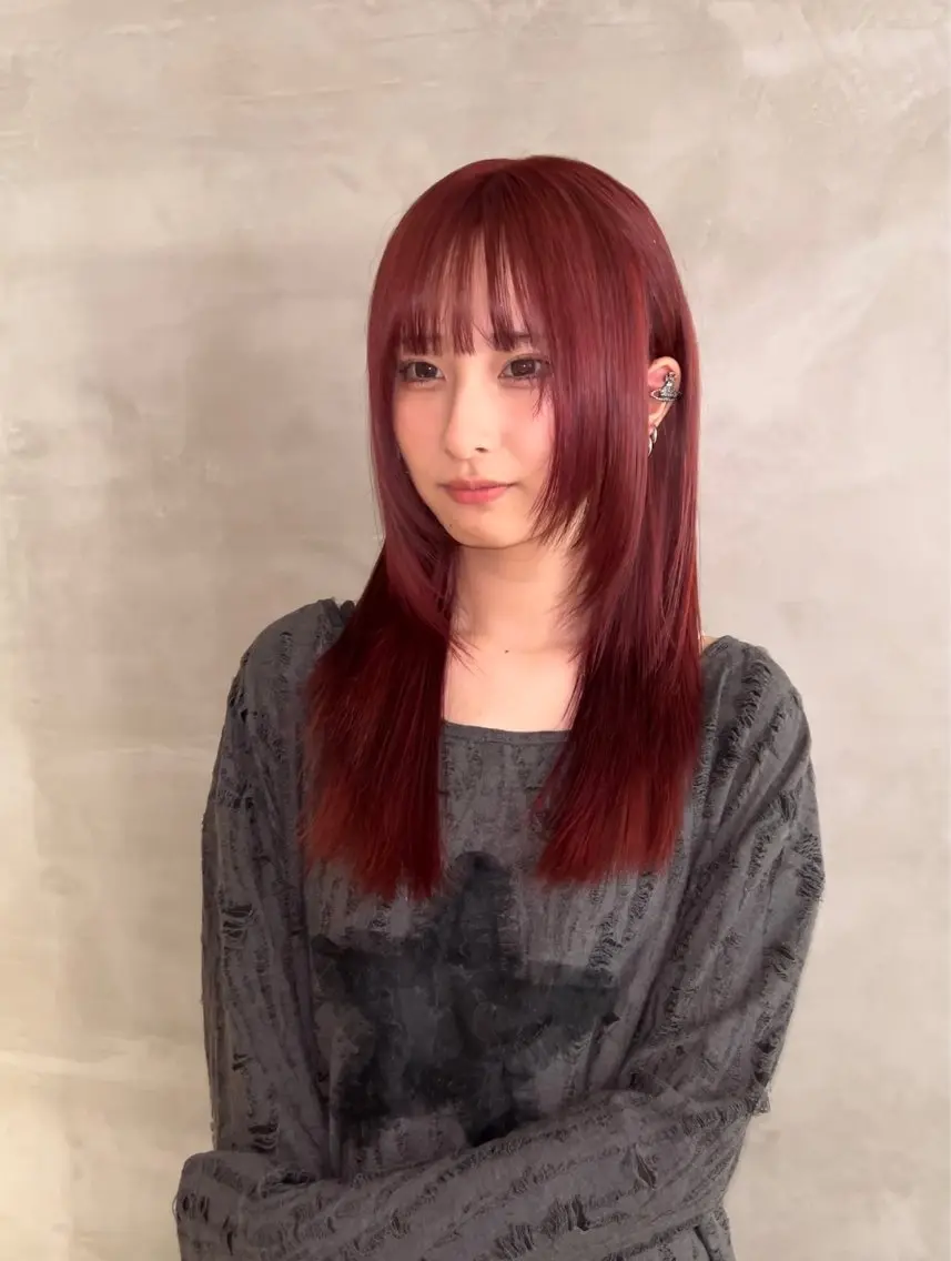 ロング カラー タナカ カナ🫧のヘアスタイル