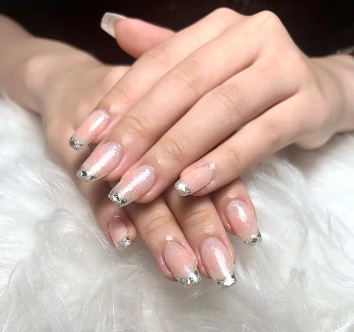 ネイル ジェルネイル 持ち込み ワンカラーネイル スカルプネイル xinh nailsのネイルデザイン