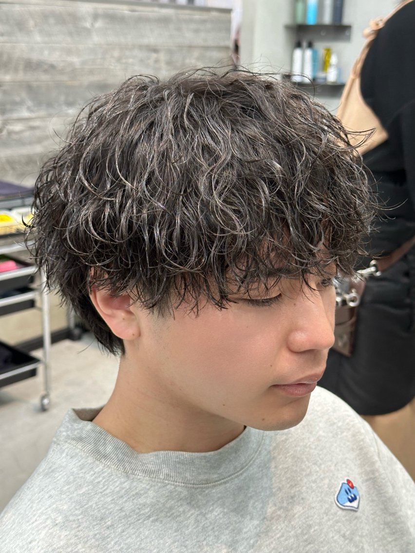 カット+パーマ+トリートメントの写真