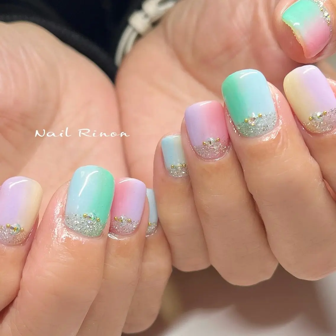 ネイル グラデーション Nail Rinonのネイルデザイン